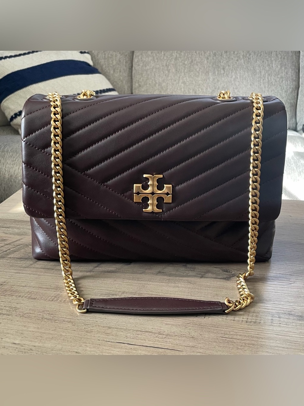 Tory Burch Kira Chevron Quilted Convertible Shoulder Bag